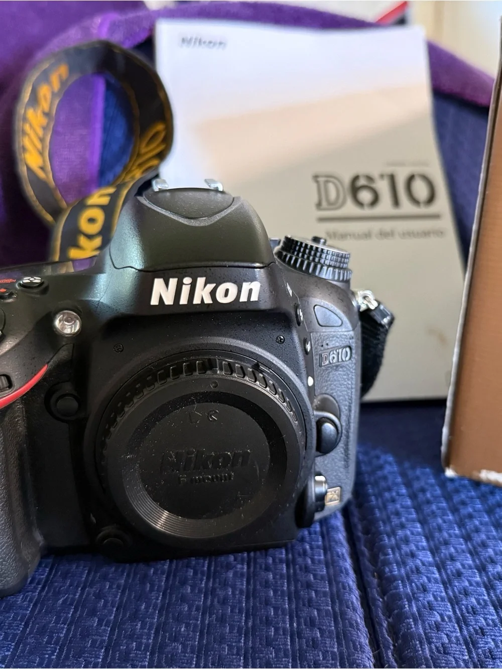Nikon D610 DSLR Camera Body - Black